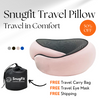 SnugFit™ Travel Pillow - 50% Off + FREE Luxury Travel Mask - LIMITED TIME ONLY!