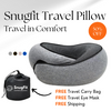 SnugFit™ Travel Pillow - 50% Off + FREE Luxury Travel Mask - LIMITED TIME ONLY!